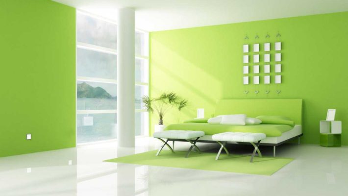 Hướng dẫn phối màu sơn nội thất làm tăng diện tích phòng