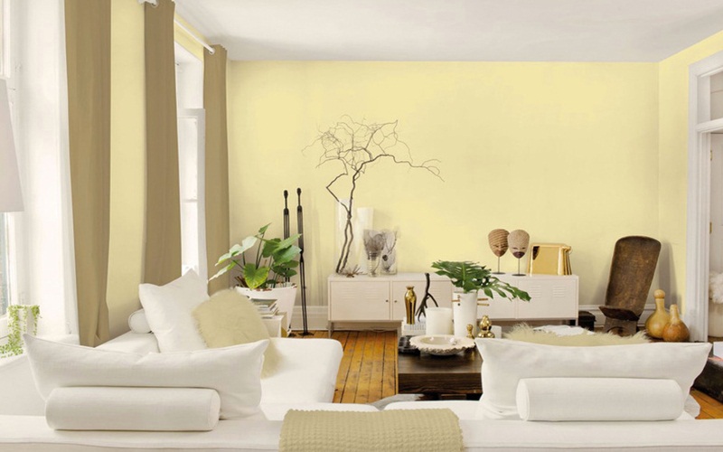 Hướng dẫn phối màu sơn nội thất làm tăng diện tích phòng
